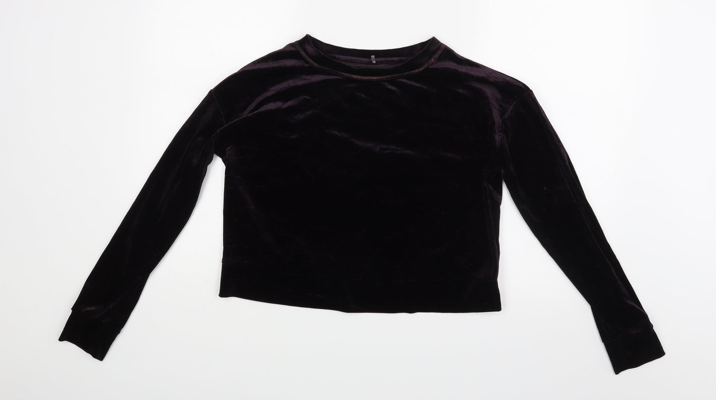 George Womens Purple   Pullover Jumper Size 8