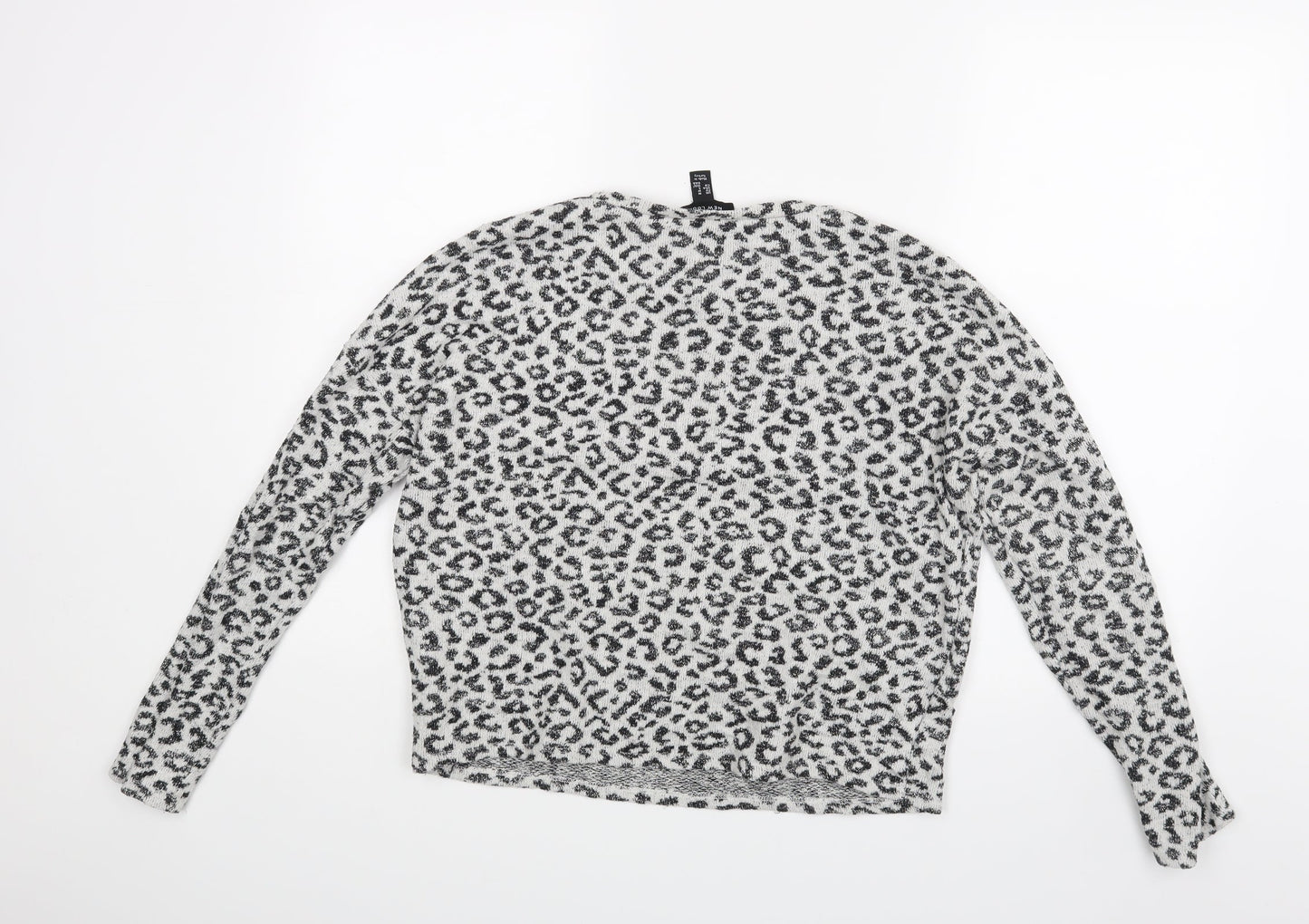 Womens UK Size M New Look White Pullover Jumper