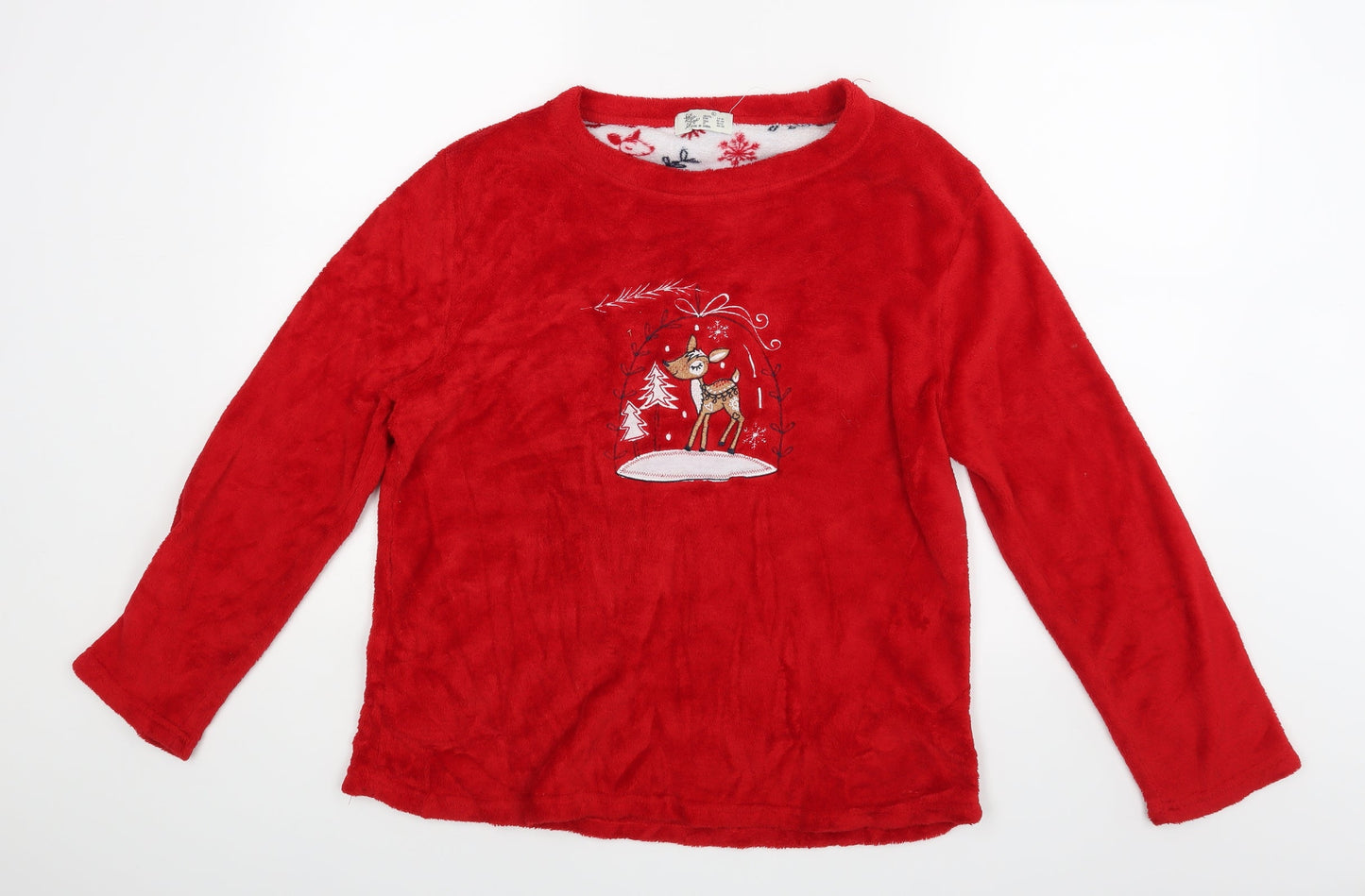Love To Lounge Womens Red   Top Pyjama Top Size 14