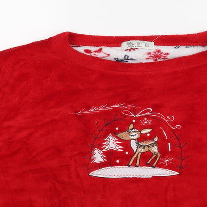Love To Lounge Womens Red   Top Pyjama Top Size 14