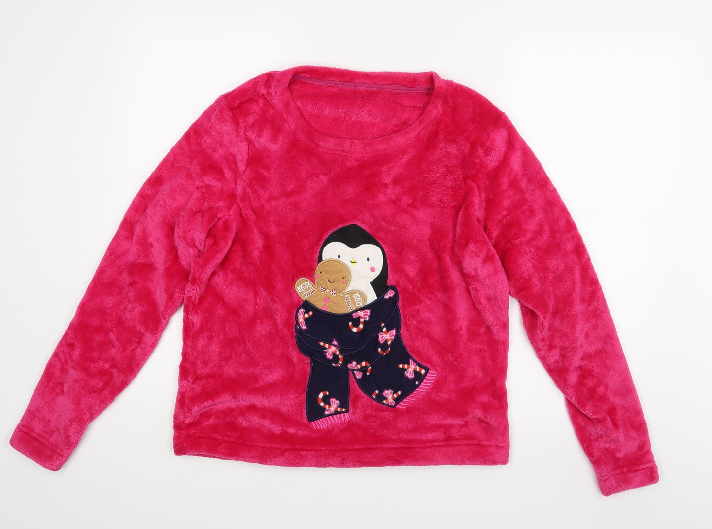George Womens Pink    Pyjama Top Size 12  - Penguin