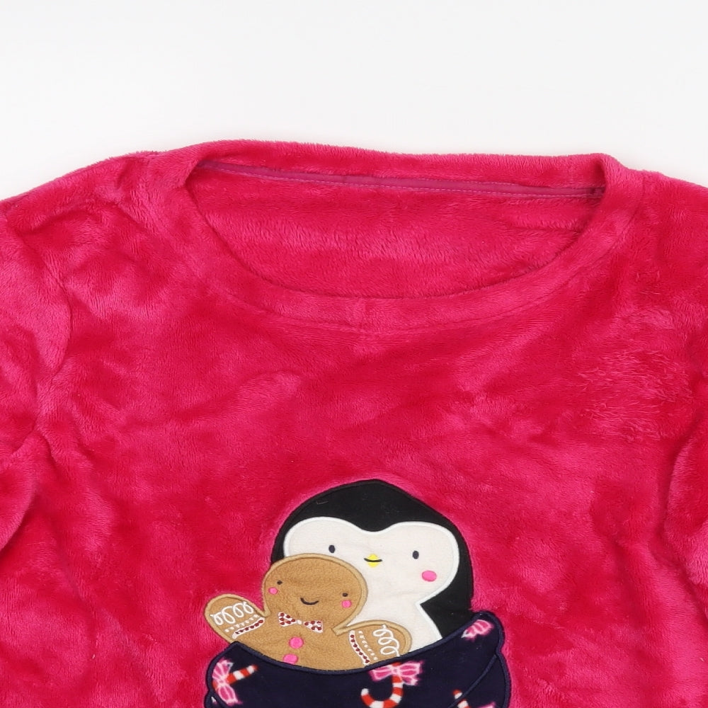 George Womens Pink    Pyjama Top Size 12  - Penguin