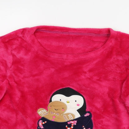 George Womens Pink    Pyjama Top Size 12  - Penguin