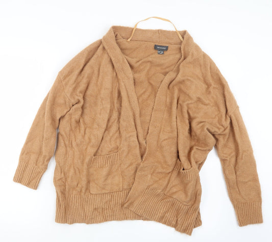 Primark Womens Beige  Knit Cape Jumper Size 14