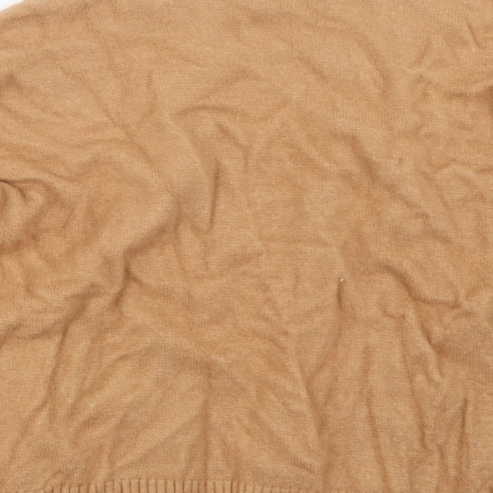 Primark Womens Beige  Knit Cape Jumper Size 14