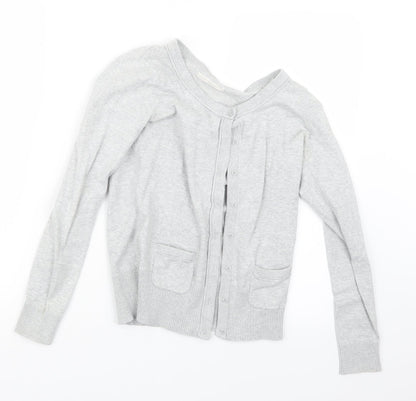 XSIDE Womens Grey  Knit Cardigan Jumper Size S