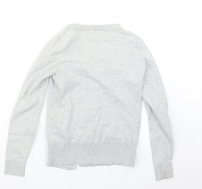 XSIDE Womens Grey  Knit Cardigan Jumper Size S