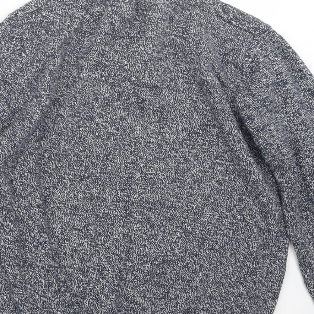 Mens UK Size M Cedar Wood State Blue Pullover Sweatshirt
