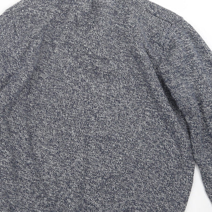 Mens UK Size M Cedar Wood State Blue Pullover Sweatshirt