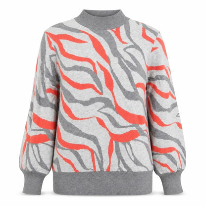 Womens UK Size M Preworn Grey Pullover Jumper