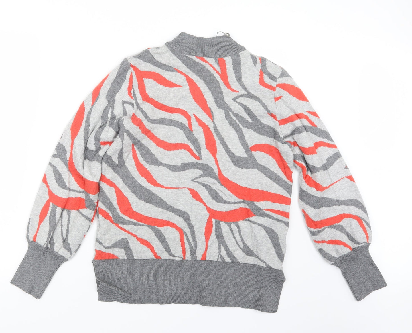 Womens UK Size M Preworn Grey Pullover Jumper