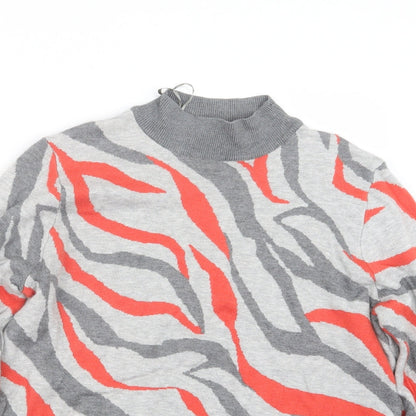 Womens UK Size M Preworn Grey Pullover Jumper