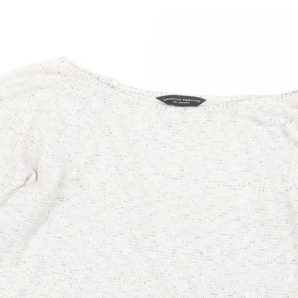 Womens UK Size 8 Dorothy Perkins Beige Pullover Jumper