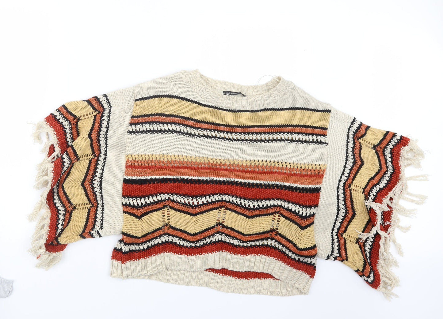 Atmosphere Womens Red  Knit Pullover Jumper Size S