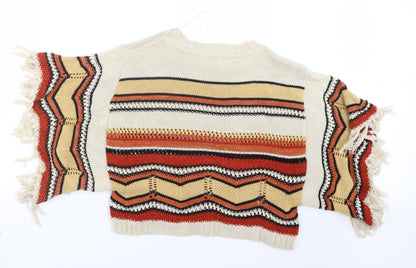 Atmosphere Womens Red  Knit Pullover Jumper Size S