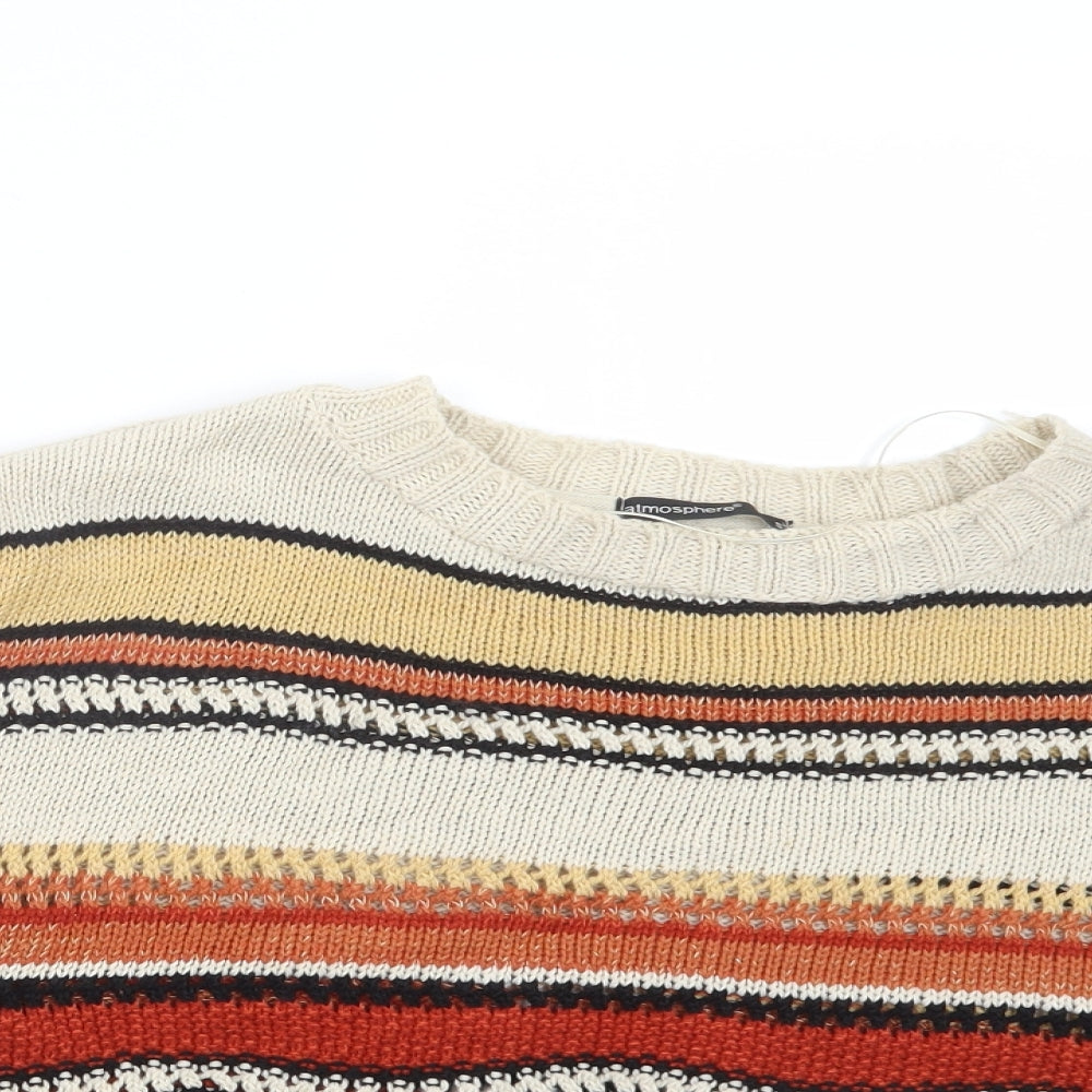 Atmosphere Womens Red  Knit Pullover Jumper Size S