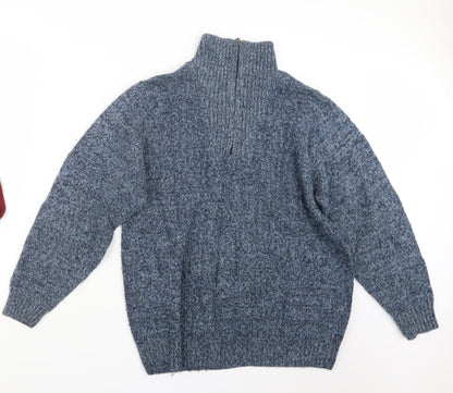 Mens UK Size S EWM Blue Pullover Sweatshirt