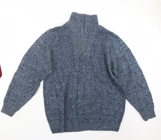Mens UK Size S EWM Blue Pullover Sweatshirt