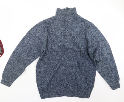 Mens UK Size S EWM Blue Pullover Sweatshirt