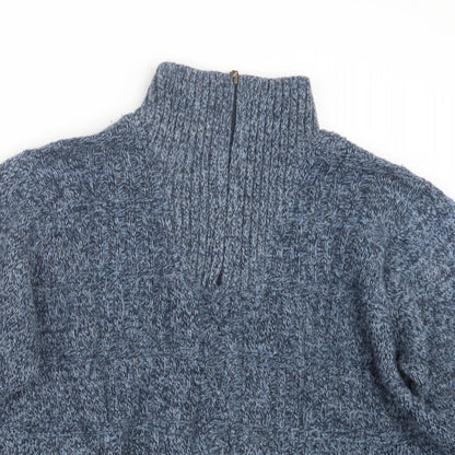 Mens UK Size S EWM Blue Pullover Sweatshirt