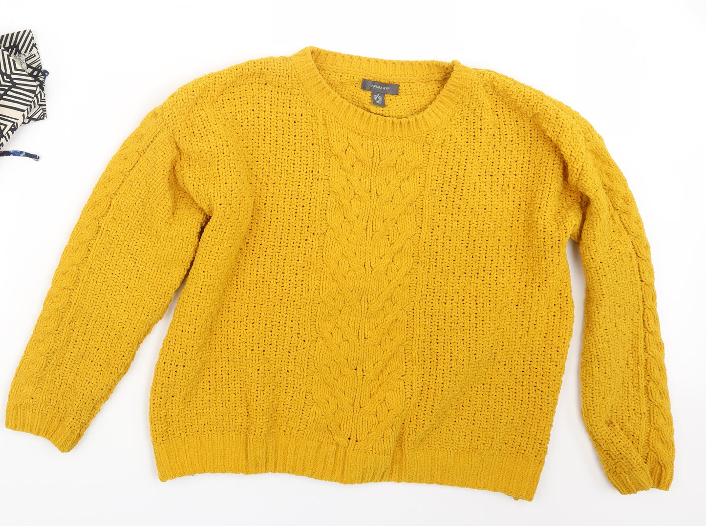 Primark Womens Yellow   Pullover Jumper Size 10
