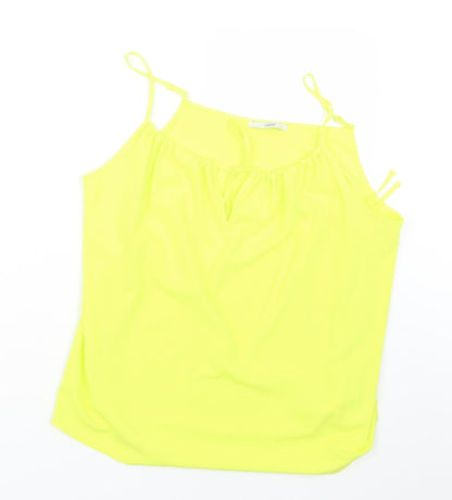 George Womens Yellow   Basic Blouse Size 12