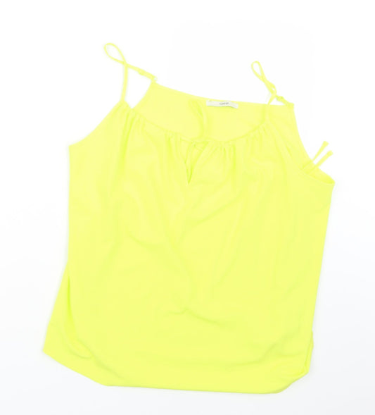 George Womens Yellow   Basic Blouse Size 12