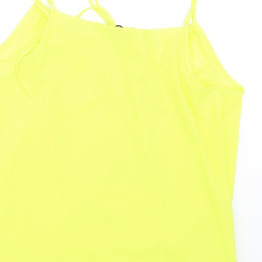 George Womens Yellow   Basic Blouse Size 12