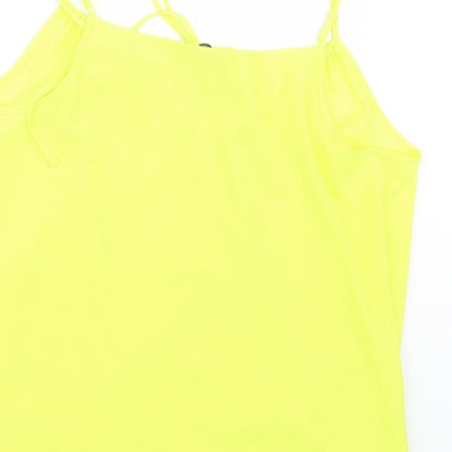George Womens Yellow   Basic Blouse Size 12