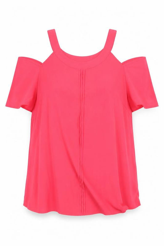 Womens UK Size 14 Avon Pink Basic Blouse