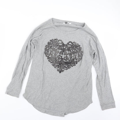 Womens UK Size 12 NEXT Grey Pullover Jumper