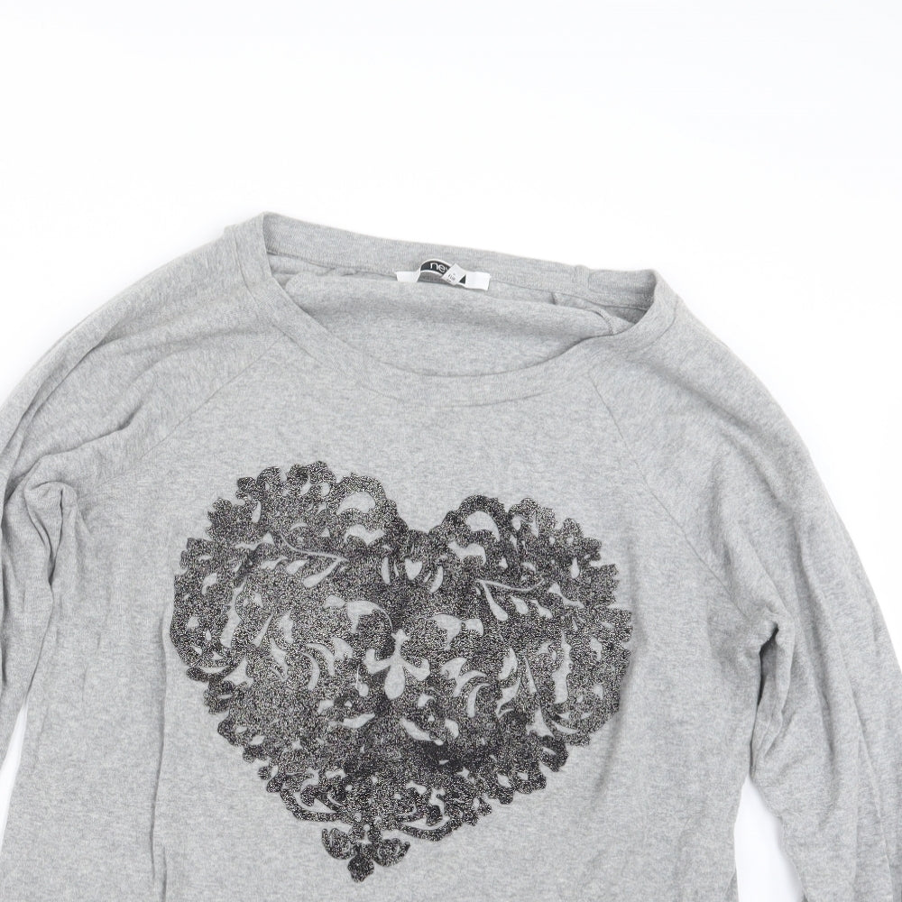 Womens UK Size 12 NEXT Grey Pullover Jumper