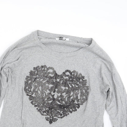 Womens UK Size 12 NEXT Grey Pullover Jumper