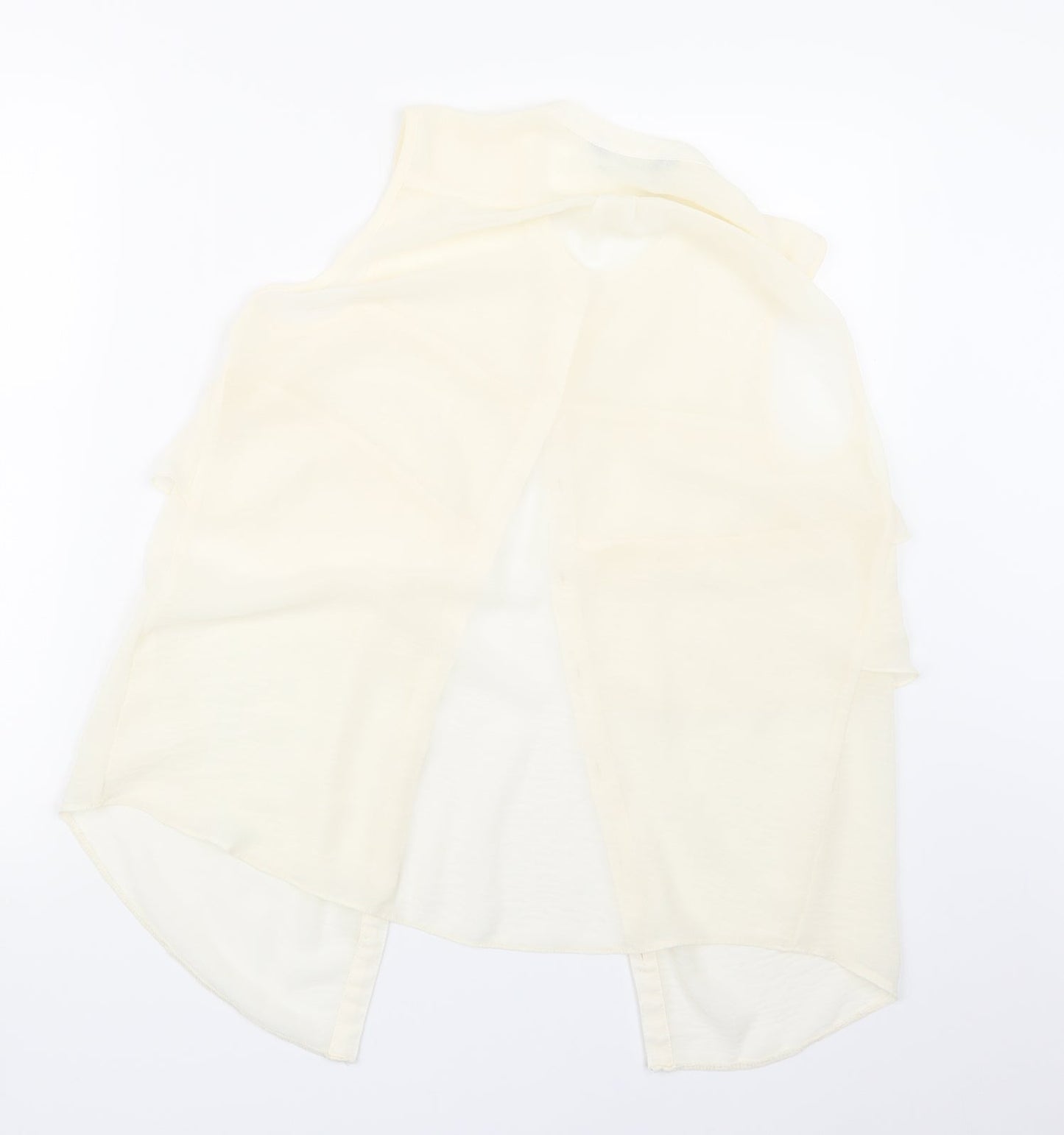 Dorothy Perkins Womens Ivory   Basic Button-Up Size 14
