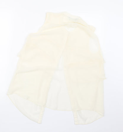 Dorothy Perkins Womens Ivory   Basic Button-Up Size 14