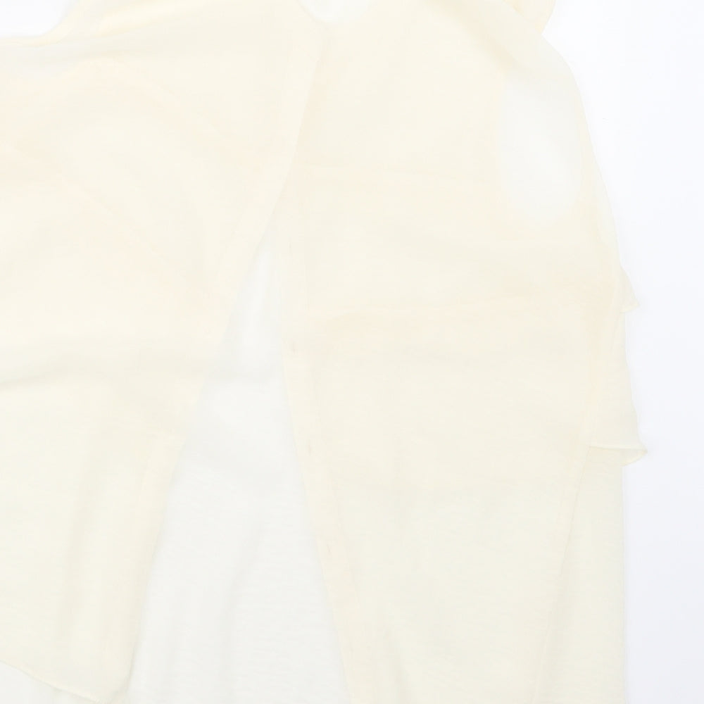 Dorothy Perkins Womens Ivory   Basic Button-Up Size 14