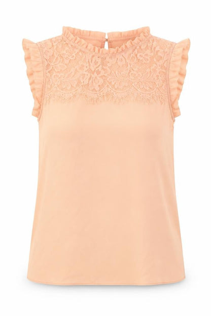 Womens UK Size 6 Dorothy Perkins Orange Basic Blouse