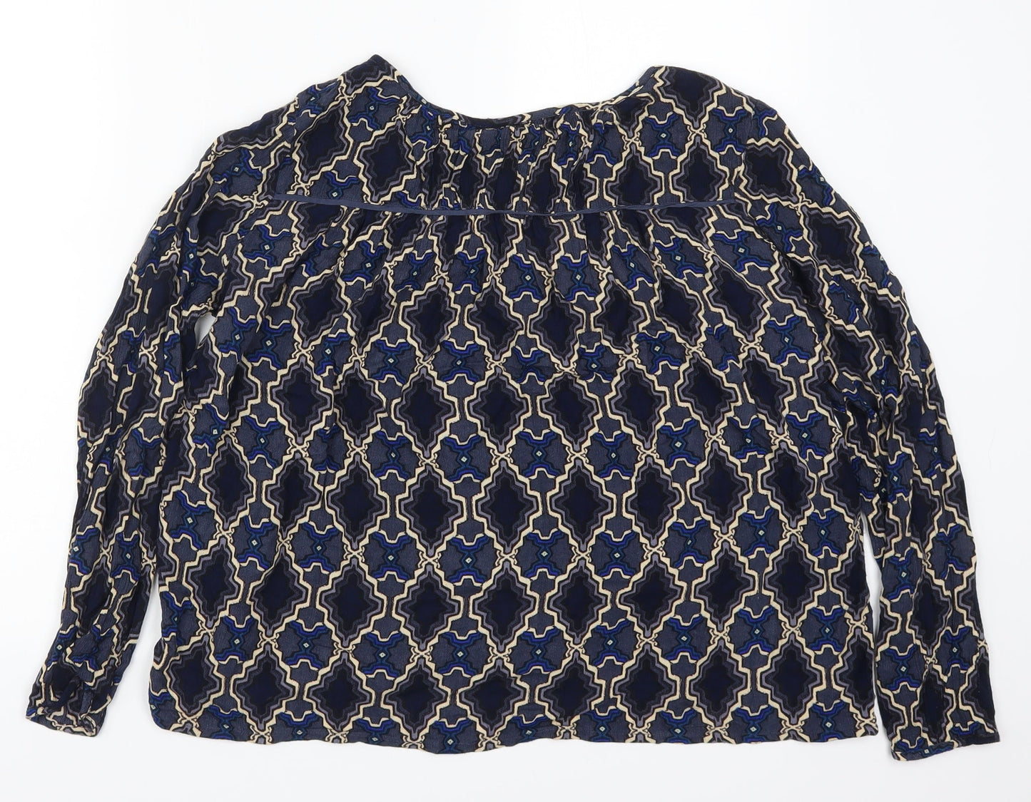 Womens UK Size S VERO MODA Blue Basic Blouse