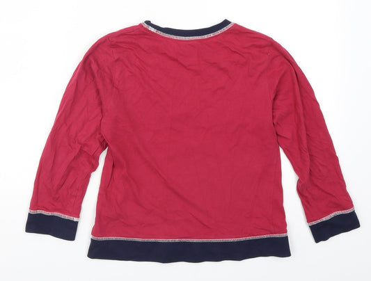 BHS Boys Red Solid   Pyjama Top Size 8-9 Years  - FB Barcelona