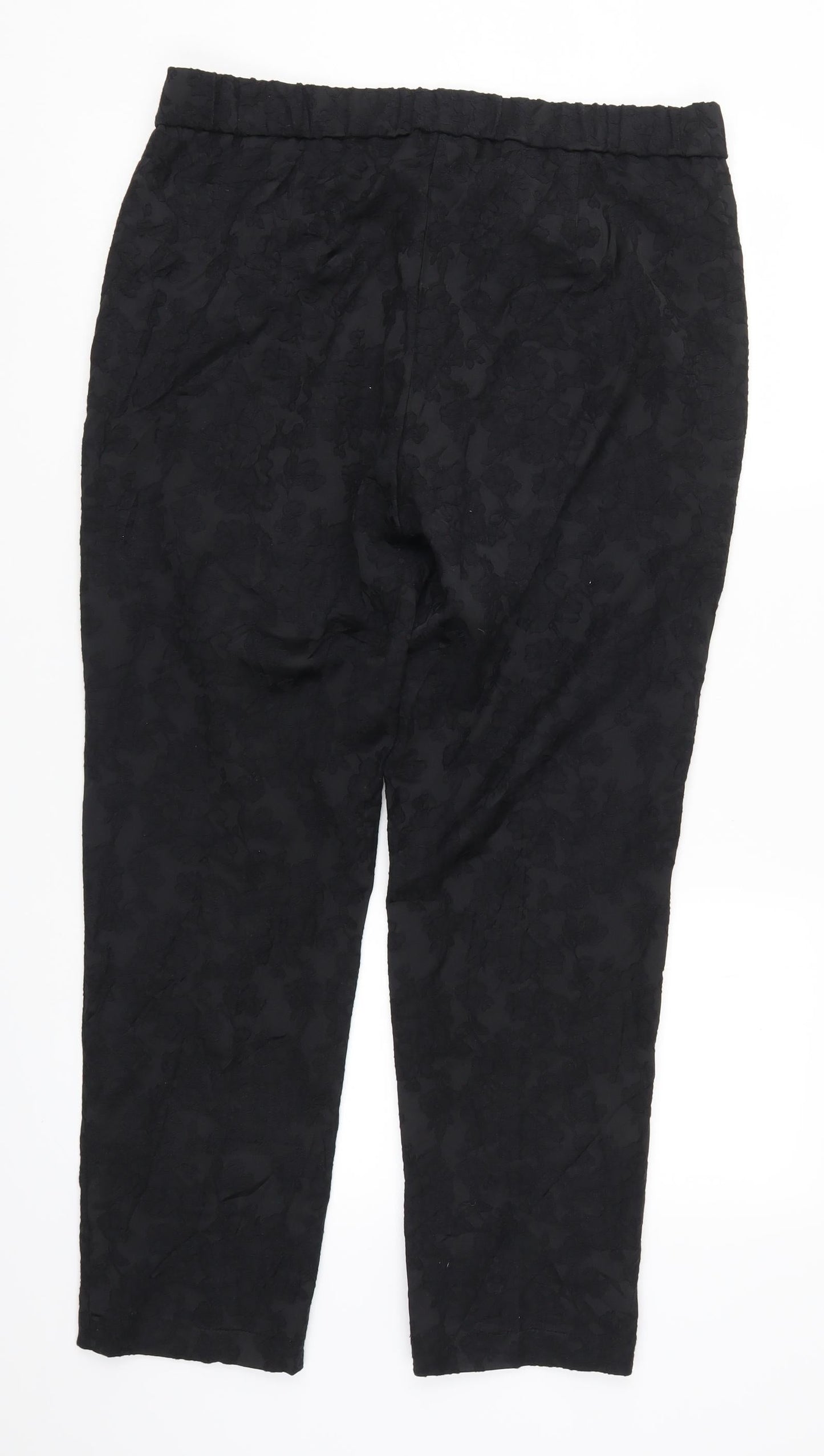 Coleen Nolan Womens Blue Floral  Trousers  Size 37 in L28 in