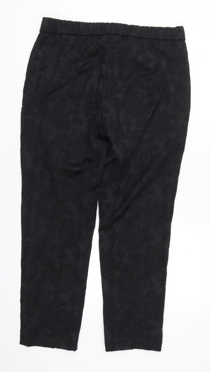 Coleen Nolan Womens Blue Floral  Trousers  Size 37 in L28 in