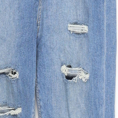 Topshop Womens Blue  Denim Skinny Jeans Size 28 in L27 in