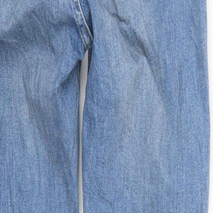Topshop Womens Blue  Denim Skinny Jeans Size 28 in L27 in
