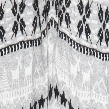 Peppetrs Girls Grey Geometric  Carrot Trousers Size 10-11 Years