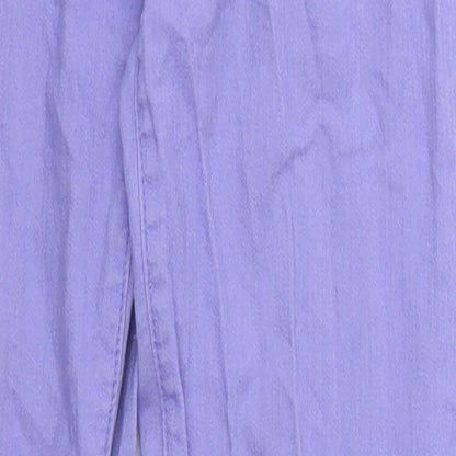 FOREVER 21 Womens Purple  Denim Skinny Jeans Size 6 L27 in