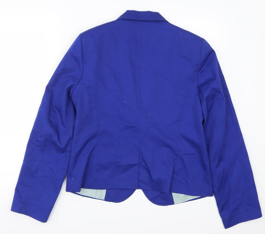 Peacocks Womens Blue   Jacket Suit Jacket Size 12