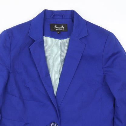 Peacocks Womens Blue   Jacket Suit Jacket Size 12