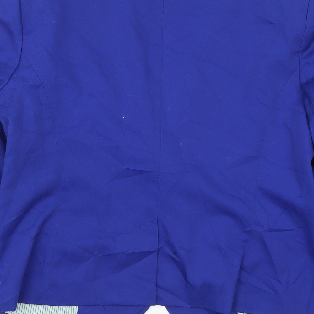 Peacocks Womens Blue   Jacket Suit Jacket Size 12