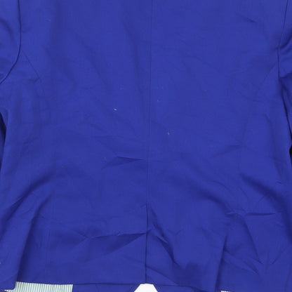 Peacocks Womens Blue   Jacket Suit Jacket Size 12