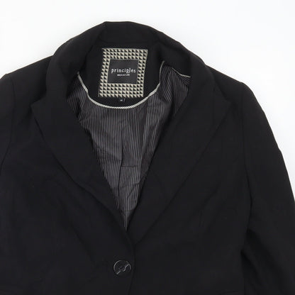 Principles Womens Black   Jacket Suit Jacket Size 12